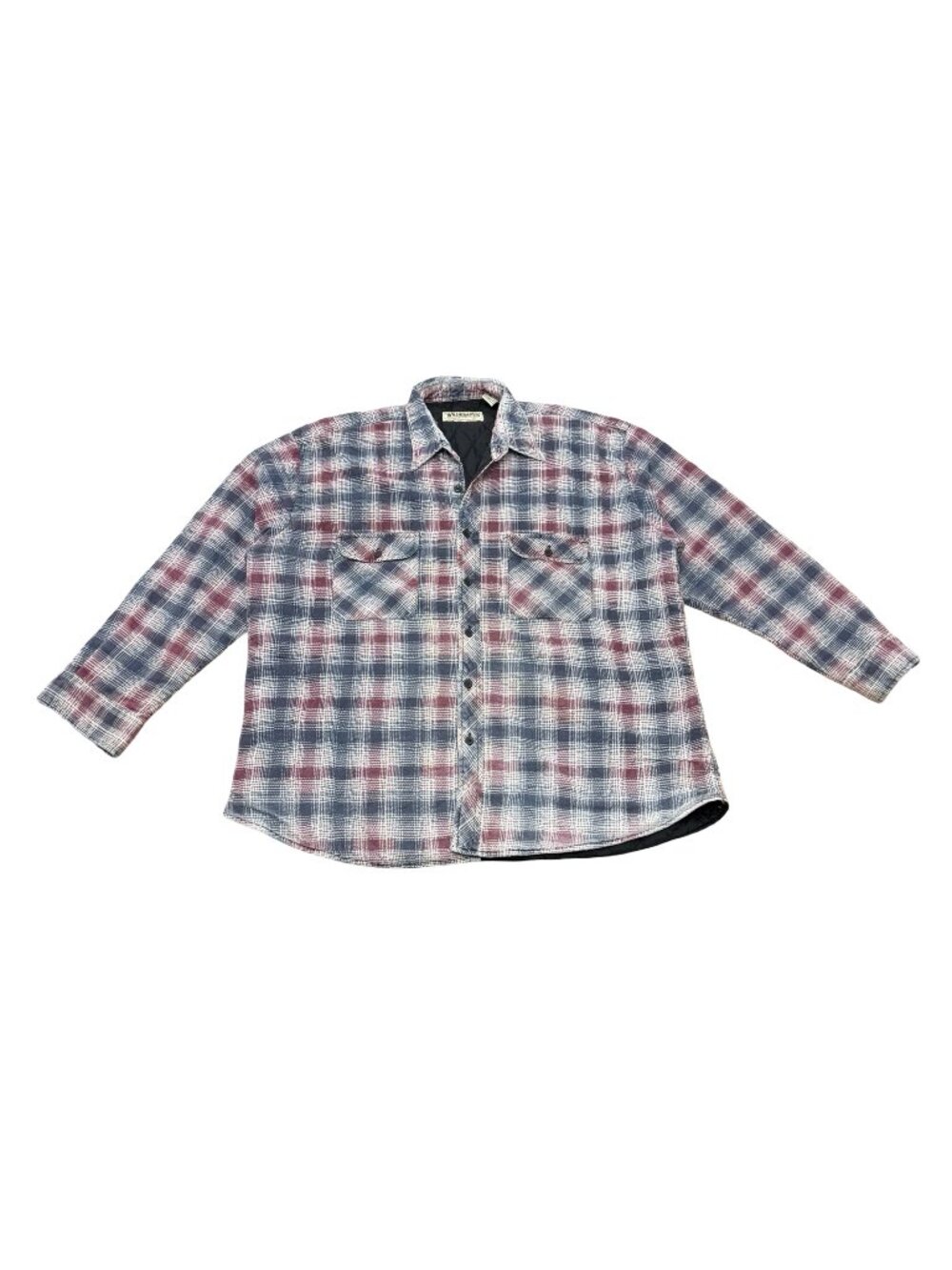 Vintage Y2K Wilderness Quilted Flannel Jacket Shirt